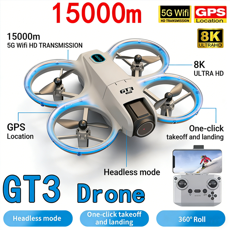 Kids Toys Drone - Drone GT3 MAX Baru 8K HD