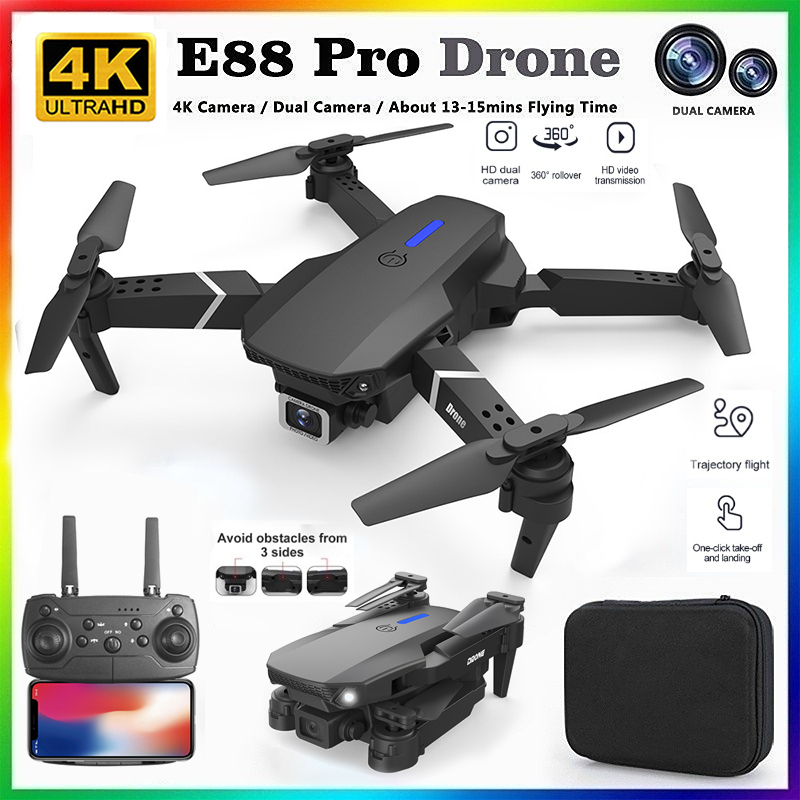 Kids Toys Drone - 2026 BARU E88 Drone Profesional HD