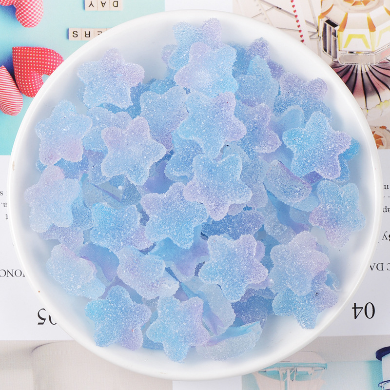 Slime Making Kit - 10 Buah Hiasan Slime Resin Permen