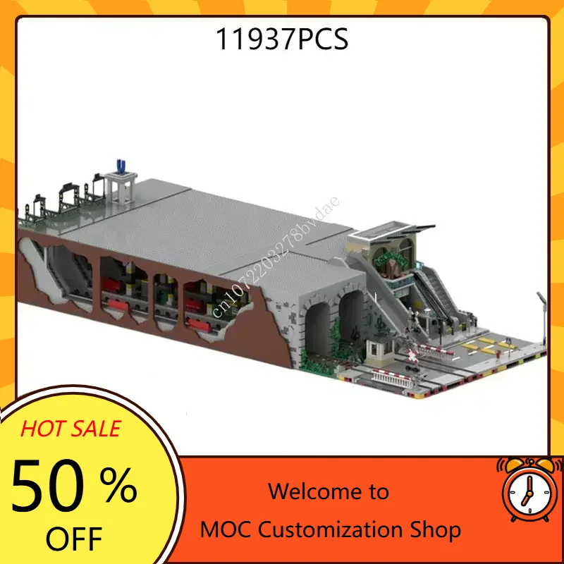 Kids Toys Mall - 11937PCS Stasiun Kereta Bawah Tanah Dan