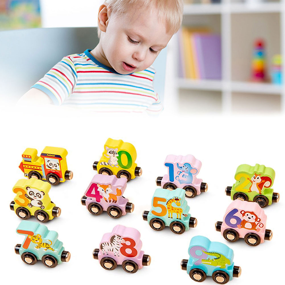 Kids Toys Cycle - Mainan Edukatif Kayu Blok Bangunan Kartun