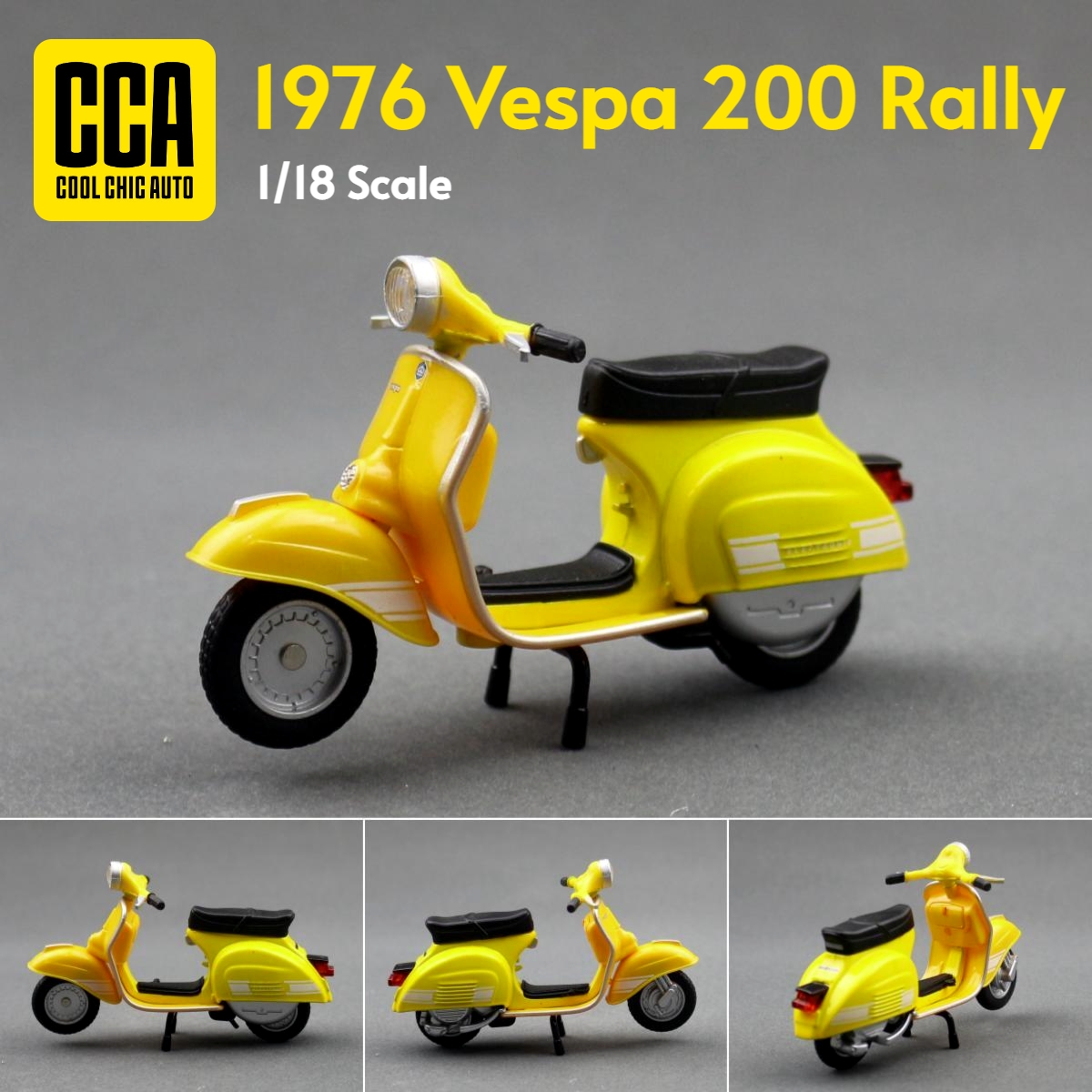 Kids Toys Scooter - 1/18 Vespa 200 Rally Mainan Skuter