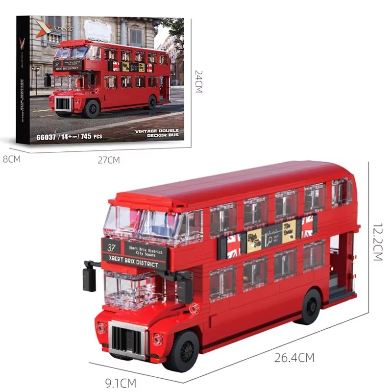 Kids Toys London - 745 Buah Model Bus London Batu