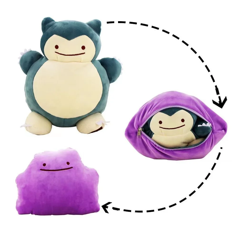 Kids Toys Movie - 20Cm Bantal Anime Pokemon Dapat Dibalik