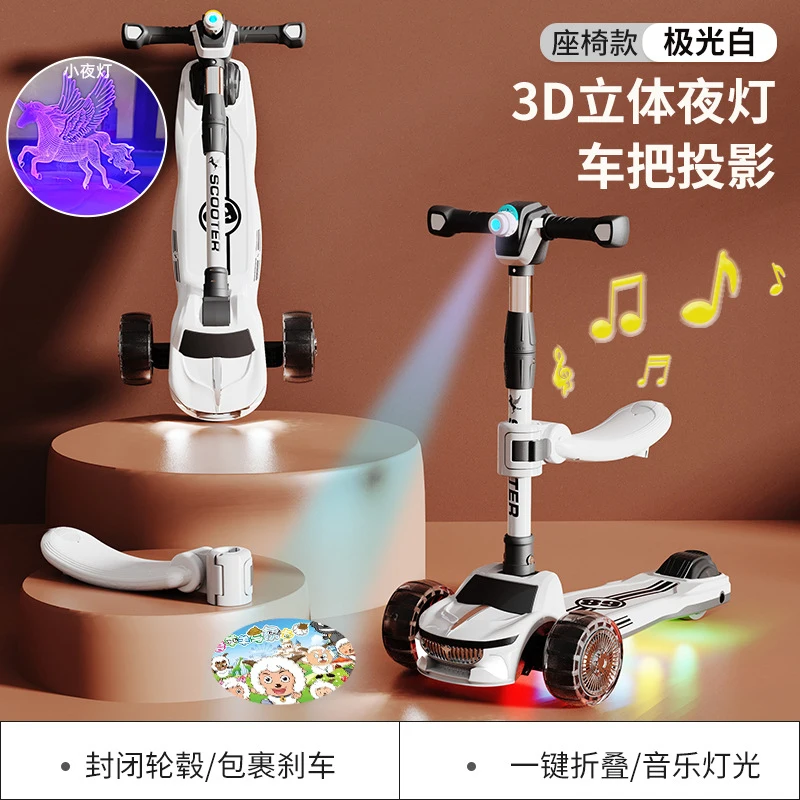 Kids Toys Scooter - Skuter Anak 3 in 1 dengan