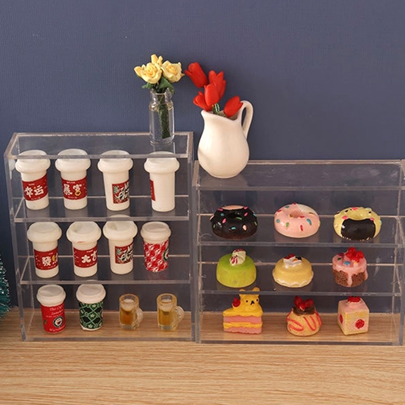 1 Buah Rak Miniatur Rumah Bone - Dollhouse Furniture Set ulasan dan harga