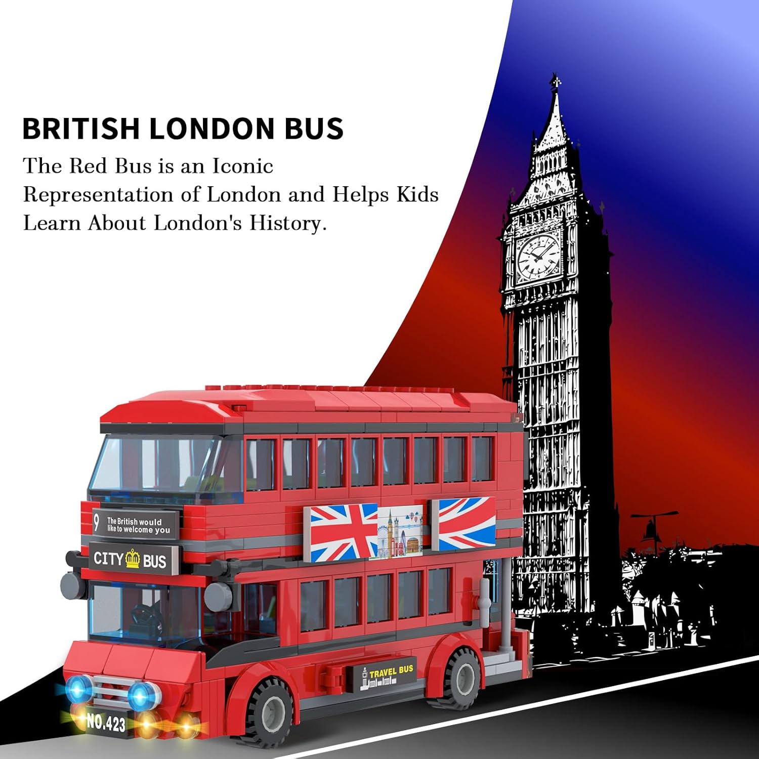 458PCS Set Bangunan Bus Tingka - Kids Toys London ulasan dan harga