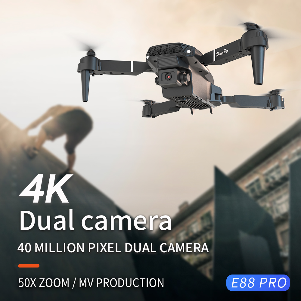 2026 BARU E88 Drone Profesiona - Kids Toys Drone ulasan dan harga