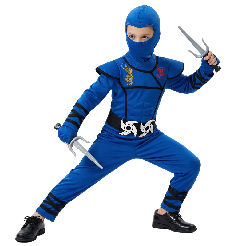 Kostum Ninja Hitam dan Biru un - Kids Toys Movie ulasan dan harga