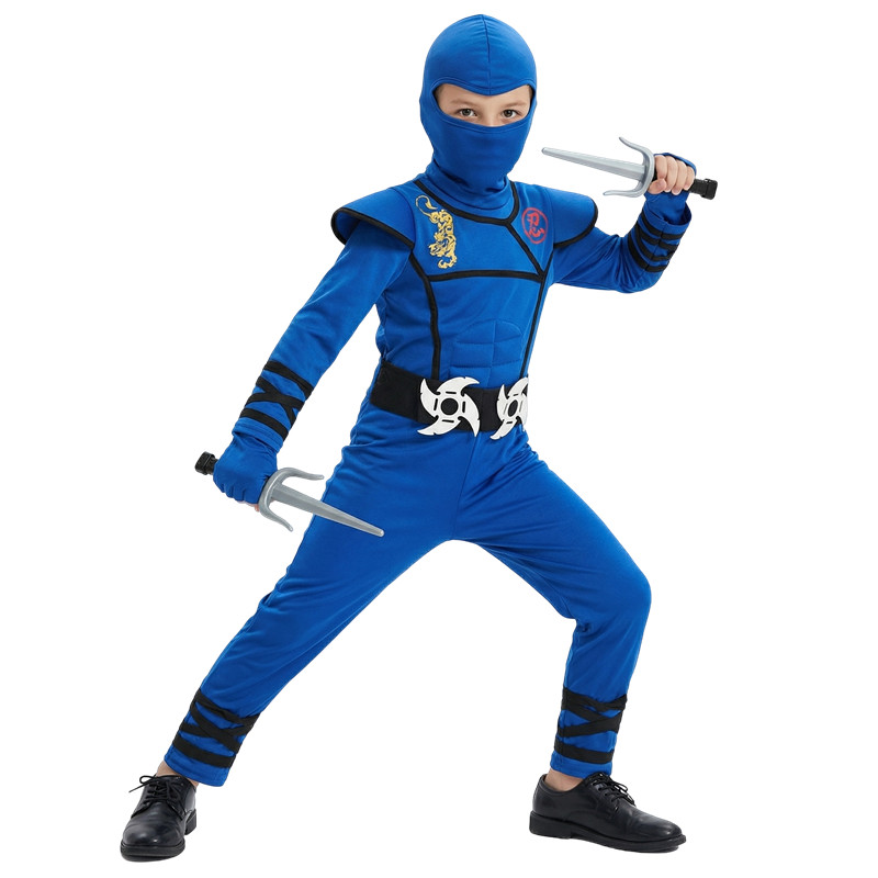 Kostum Ninja Hitam dan Biru un - Kids Toys Movie ulasan dan harga