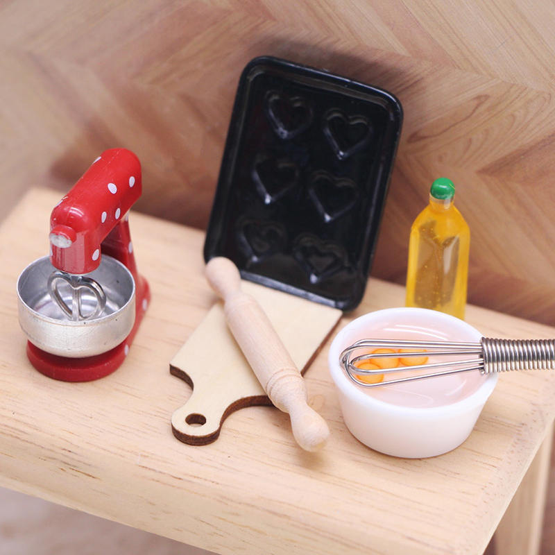 (.) 1:12 DIY Rumah Boneka Mini - Dollhouse Furniture Set ulasan dan harga