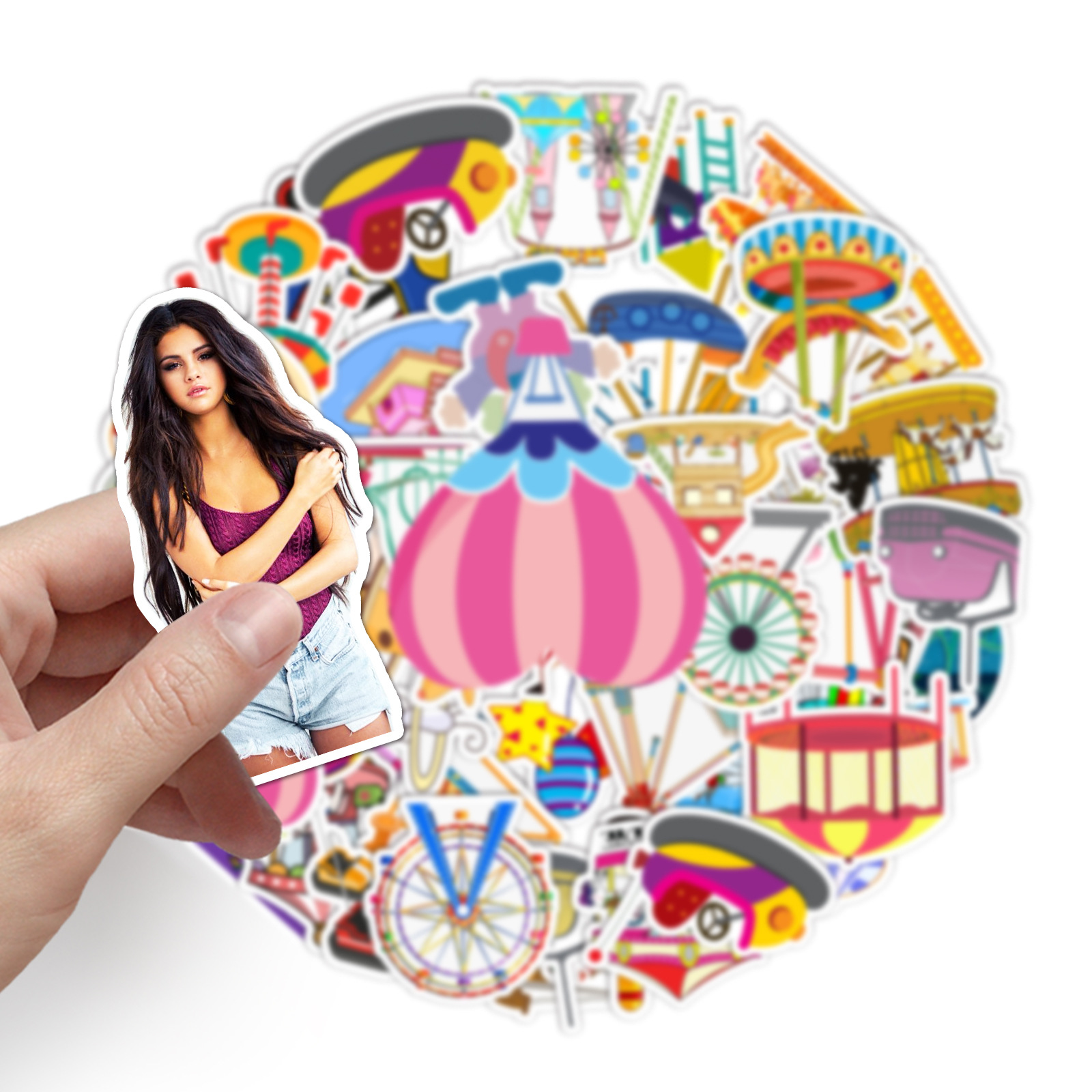 10/30/50 Buah Stiker Pop Penya - Kids Toys Scooter ulasan dan harga