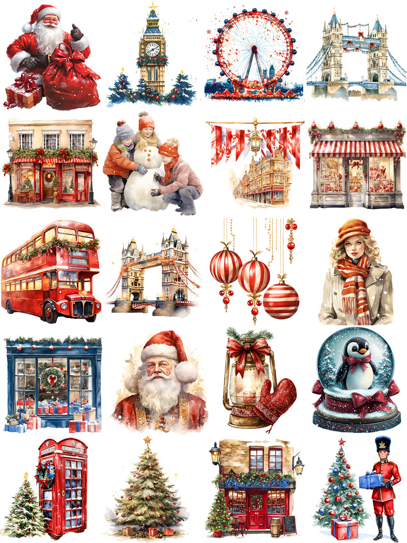 London stiker Natal kerajinan  - Kids Toys London ulasan dan harga