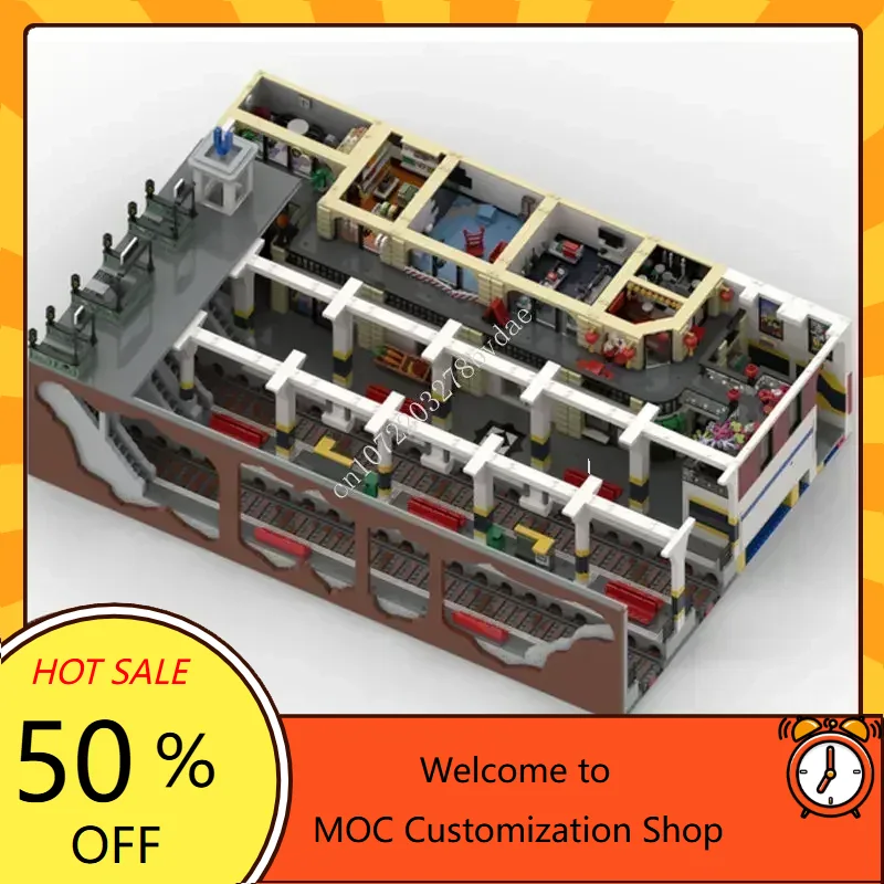11937PCS Stasiun Kereta Bawah  - Kids Toys Mall ulasan dan harga
