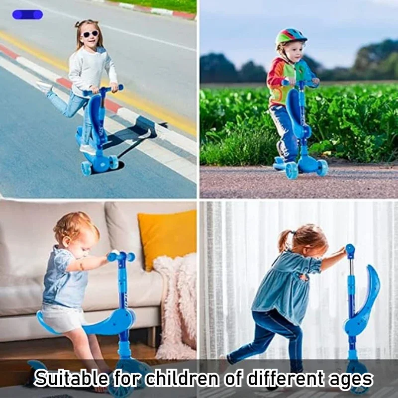 Skuter Tendangan Anak 2-In-1 d - Kids Toys Scooter ulasan dan harga