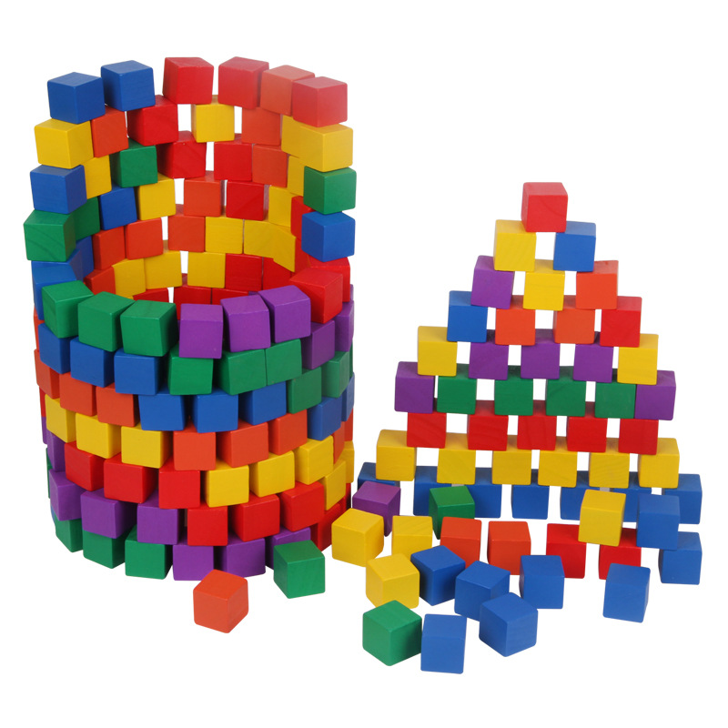 20 buah/set balok persegi kayu - Kids Toys Company ulasan dan harga