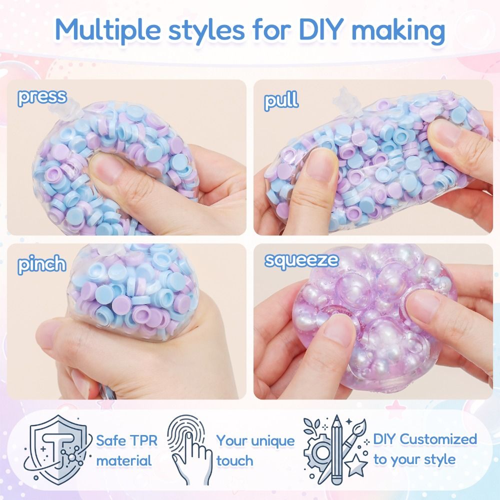 Kit Pembuatan Bola Anti Stres  - Slime Making Kit ulasan dan harga
