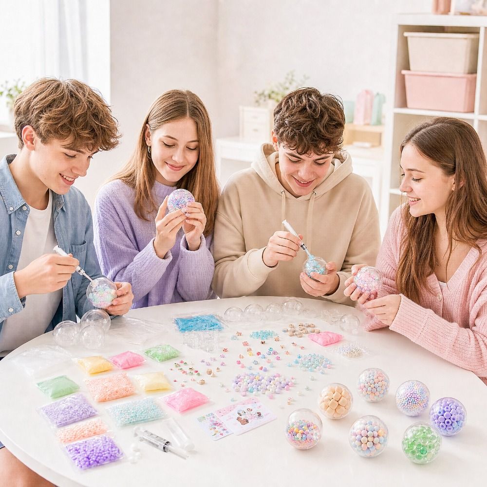 Kit Pembuatan Bola Anti Stres  - Slime Making Kit ulasan dan harga