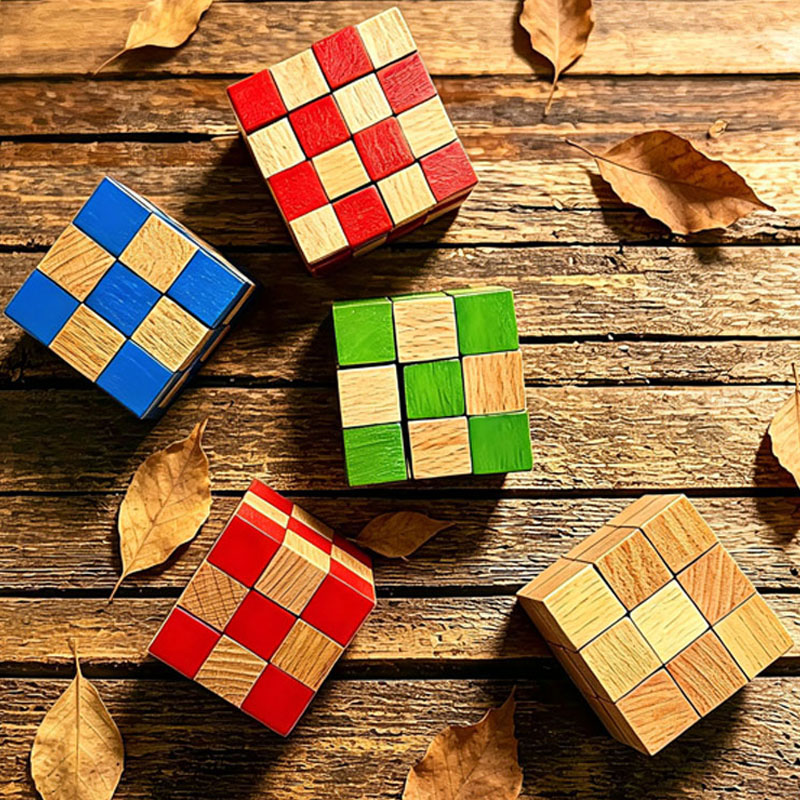Teka-Teki Kayu Bentuk Kubus Ul - Wooden Puzzle Kids ulasan dan harga