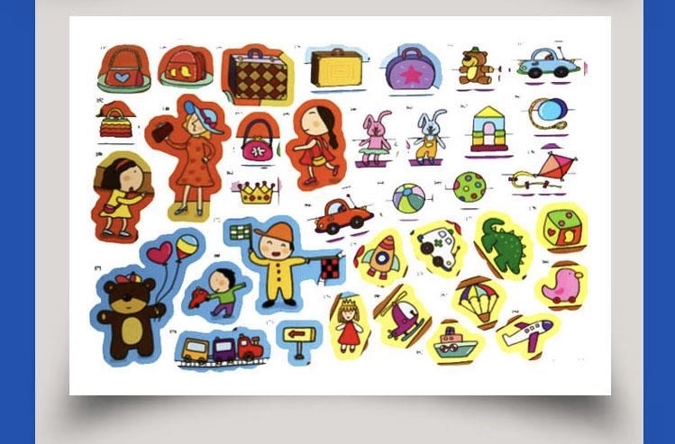400 Pcs Stiker Tema Mall untuk - Kids Toys Mall ulasan dan harga