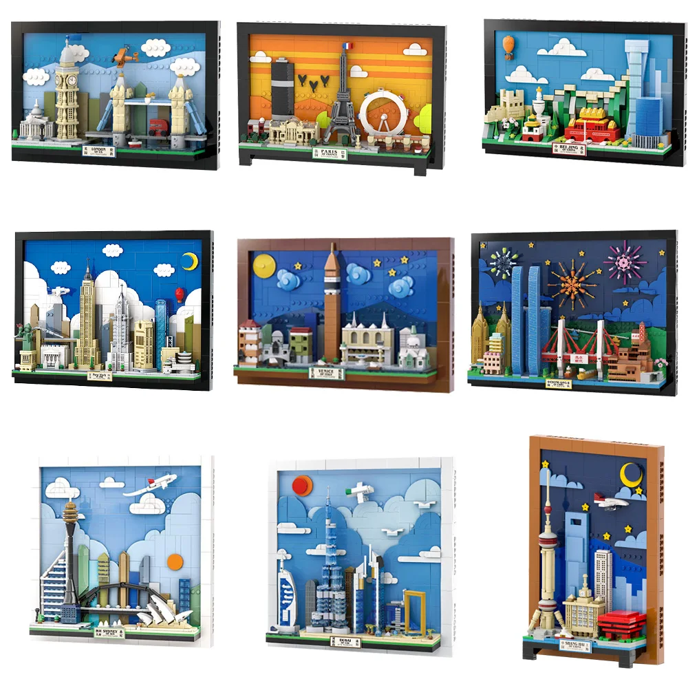 Blok Bangunan Pemandangan Kota - Kids Toys London ulasan dan harga