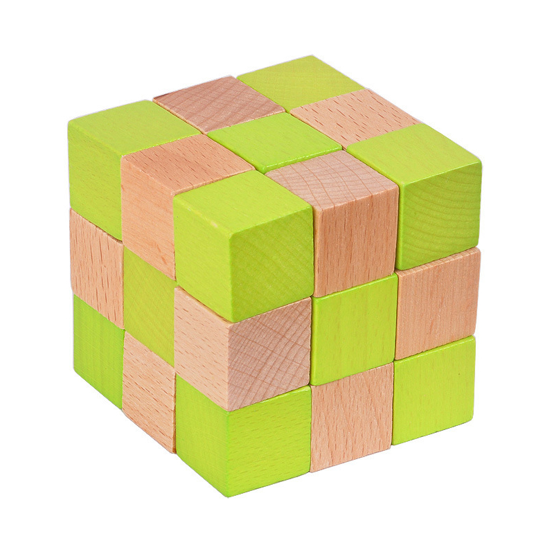 Teka-teki Kubus Ular Kayu Lati - Wooden Puzzle Kids ulasan dan harga
