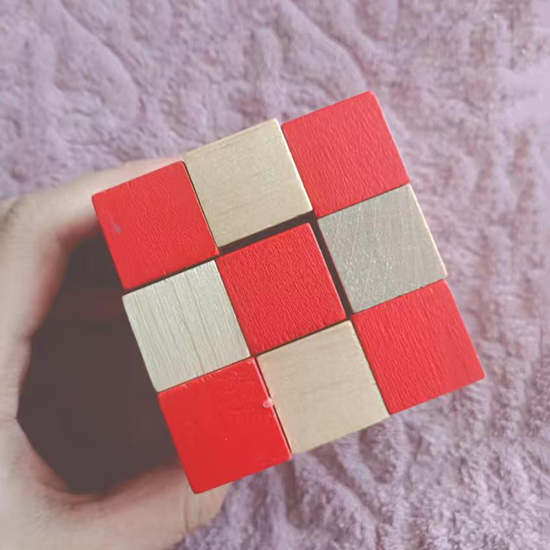 Teka-teki Kubus Ular Kayu Lati - Wooden Puzzle Kids ulasan dan harga