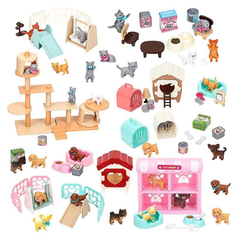 Set Hewan Peliharaan Bagian Ku - Dollhouse Furniture Set ulasan dan harga