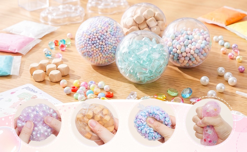 Kit Pembuatan Bola Anti-Stres  - Slime Making Kit ulasan dan harga