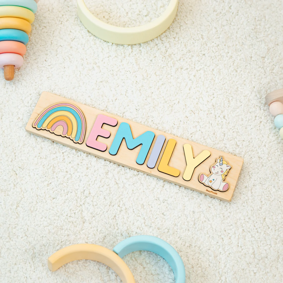 Teka-teki Nama yang Dipersonal - Wooden Puzzle Kids ulasan dan harga