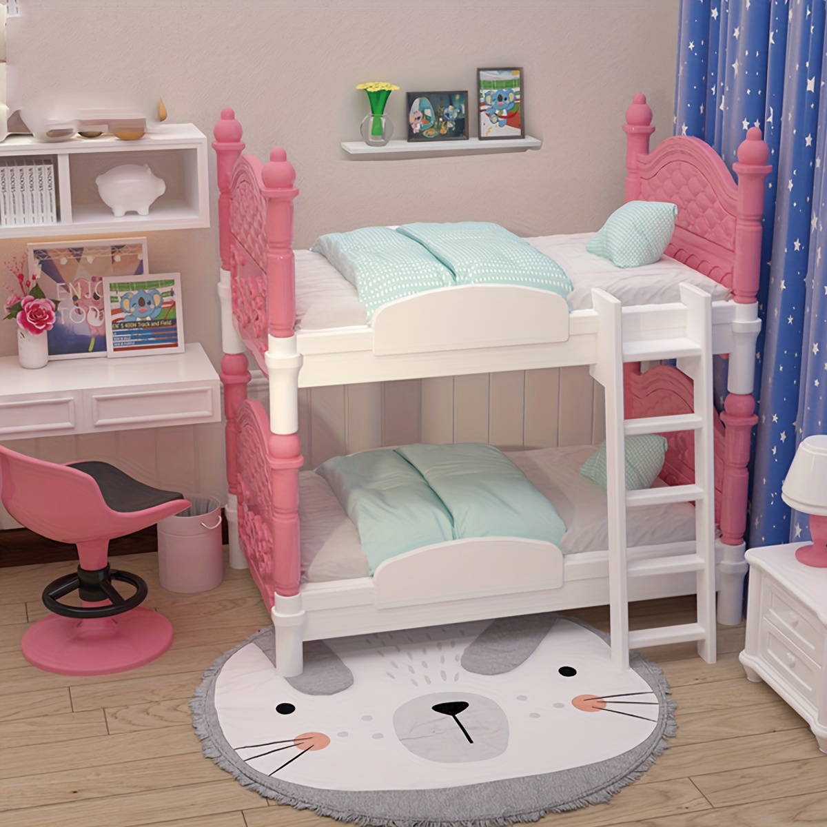 Rumah Boneka Miniatur Tempat T - Dollhouse Furniture Set ulasan dan harga