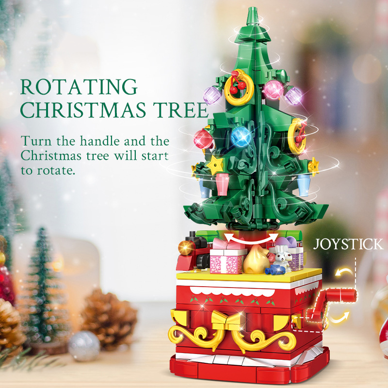 Blok Bangunan Pohon Natal Desa - Best Kids Toys Xmas ulasan dan harga