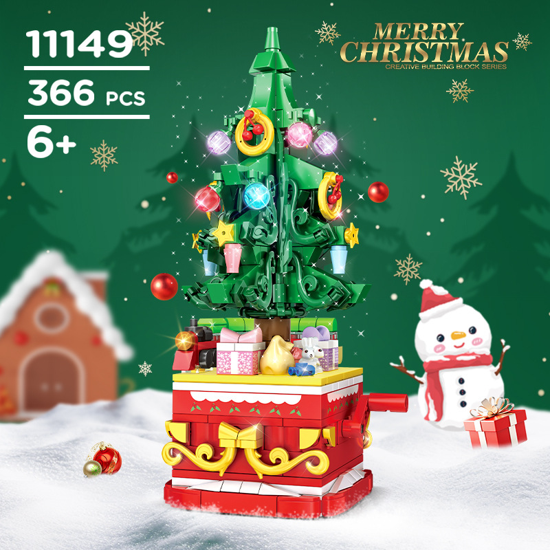Blok Bangunan Pohon Natal Desa - Best Kids Toys Xmas ulasan dan harga