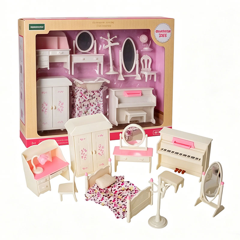 Set Furnitur Rumah Boneka Skal - Dollhouse Furniture Set ulasan dan harga