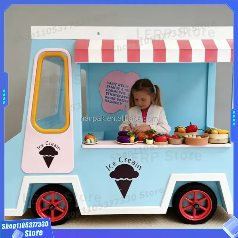 Mainan Gerobak Es Krim Kayu de - Kids Toys Mall ulasan dan harga