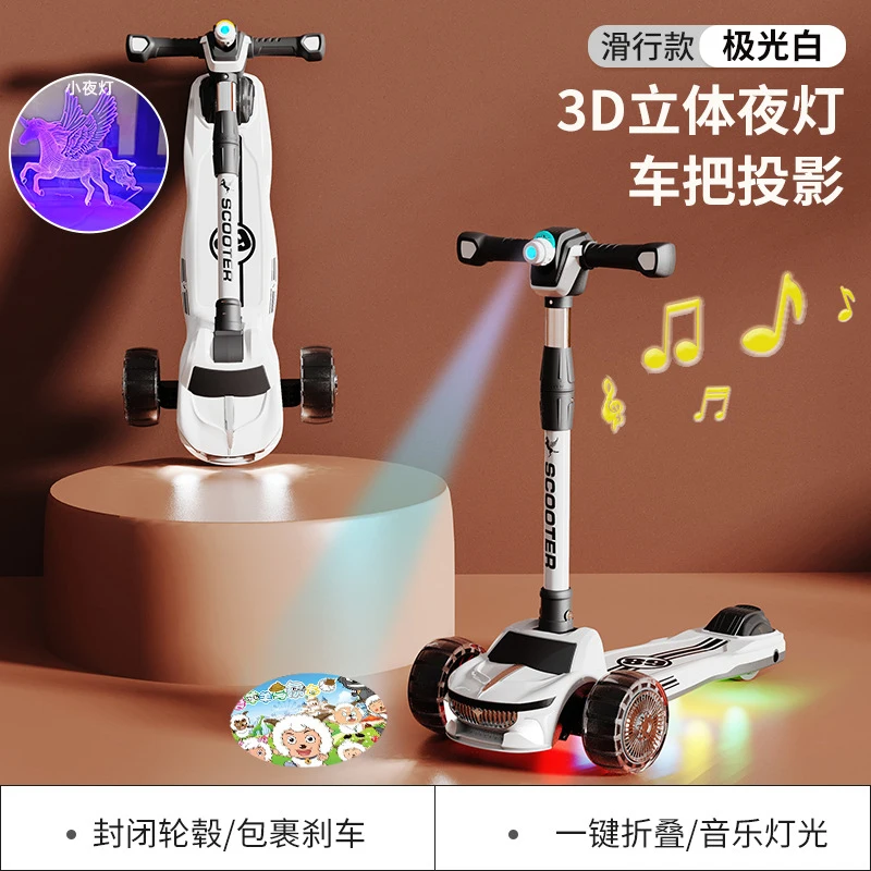 Skuter Anak 3 in 1 dengan Kurs - Kids Toys Scooter ulasan dan harga