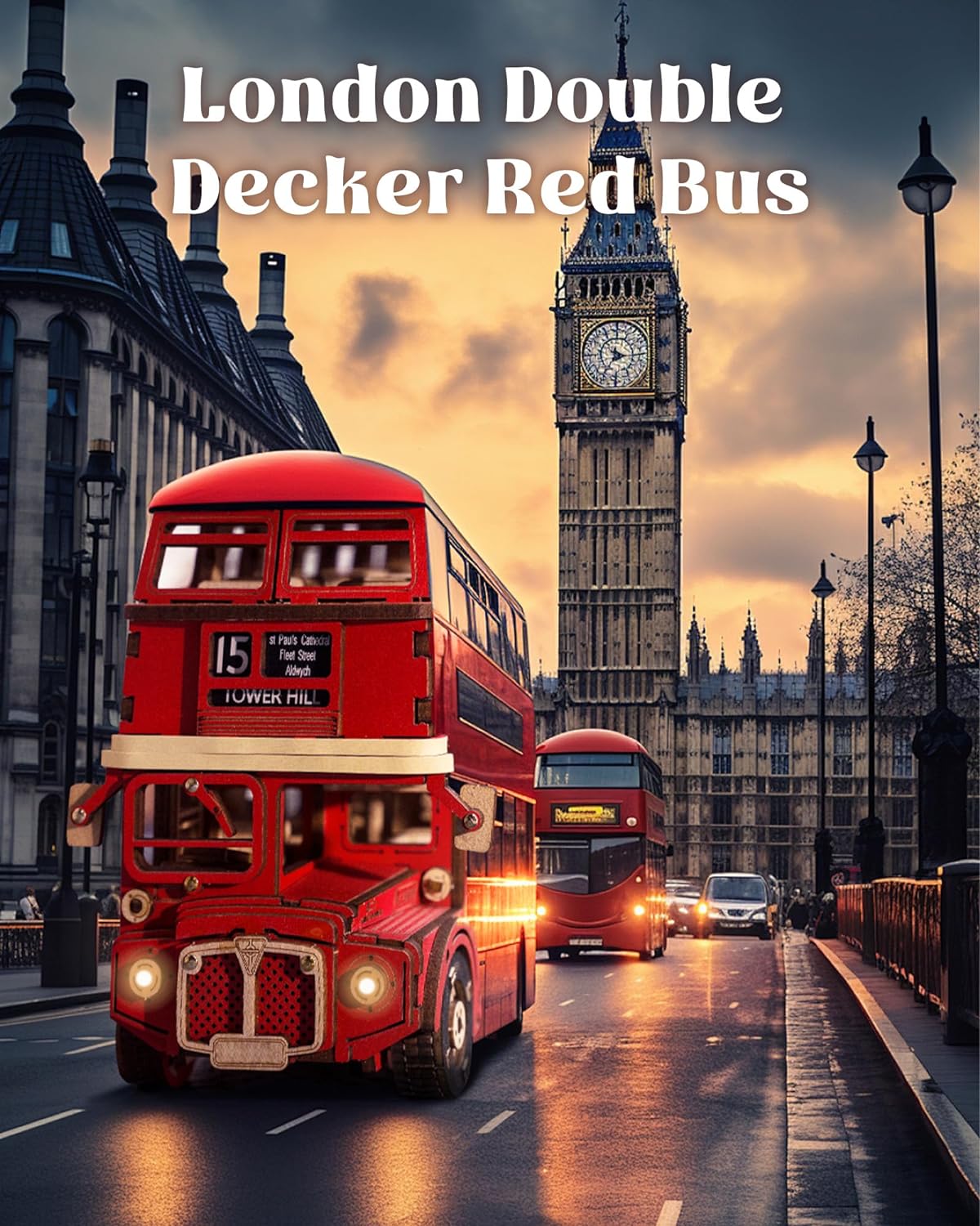 Robotime London Tour Bus Puzzl - Kids Toys London ulasan dan harga