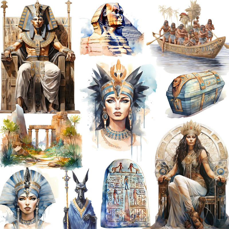Stiker Mesir kuno kerajinan da - Kids Toys Egypt ulasan dan harga