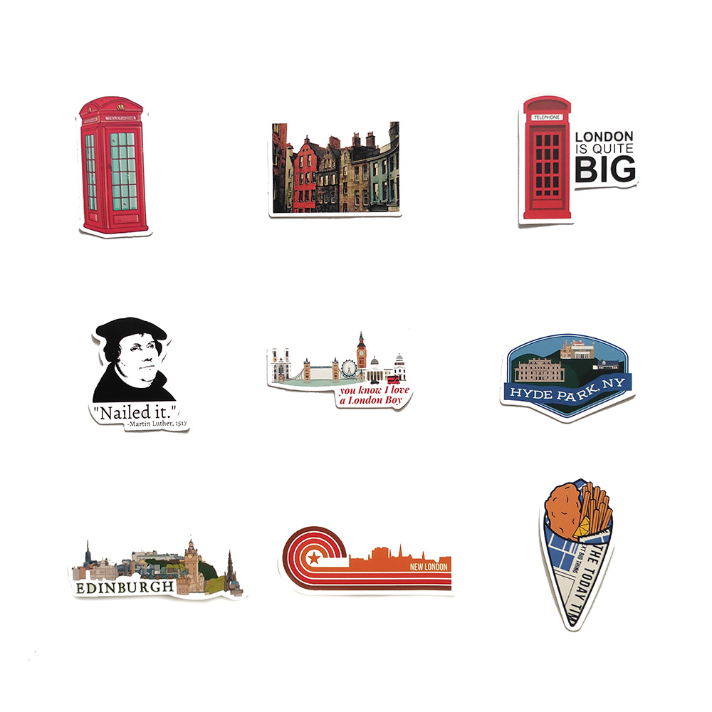 50 Buah Stiker London Inggris  - Kids Toys London ulasan dan harga