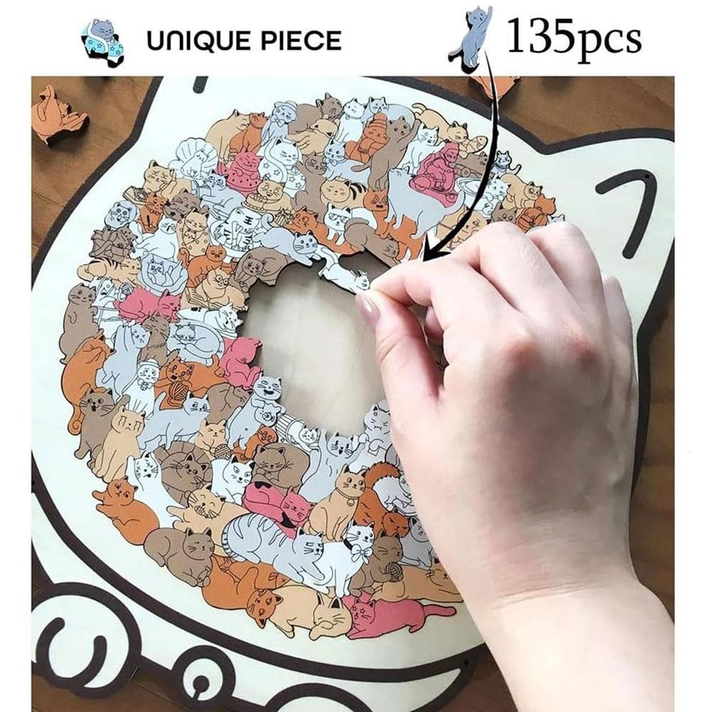135-Piece Puzzle Kayu Untuk De - Wooden Puzzle Kids ulasan dan harga