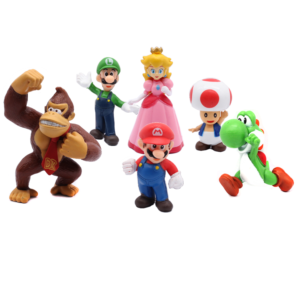 #   6pcs/set Super M Bros PVC  - Kids Toys Movie ulasan dan harga